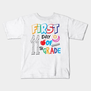 first day of 11th grade Kids T-Shirt